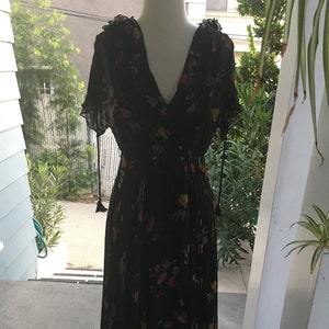 Phillip lim faux wrap dress with peekaboo keyhole top