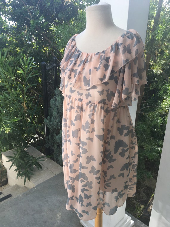 Boho babydoll butterfly dress - image 1