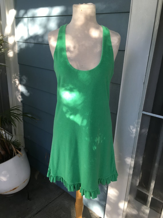 green terry dress Buy Stewart main image 0