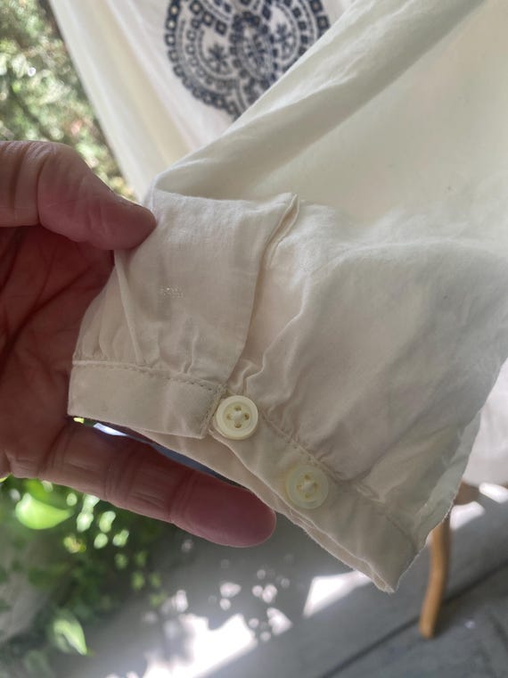 Banana Republic Cream with Blue Detail Beach Coverup View 5