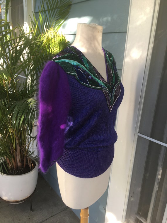 Vintage Elizabeth NY Disco Sweater - image 4