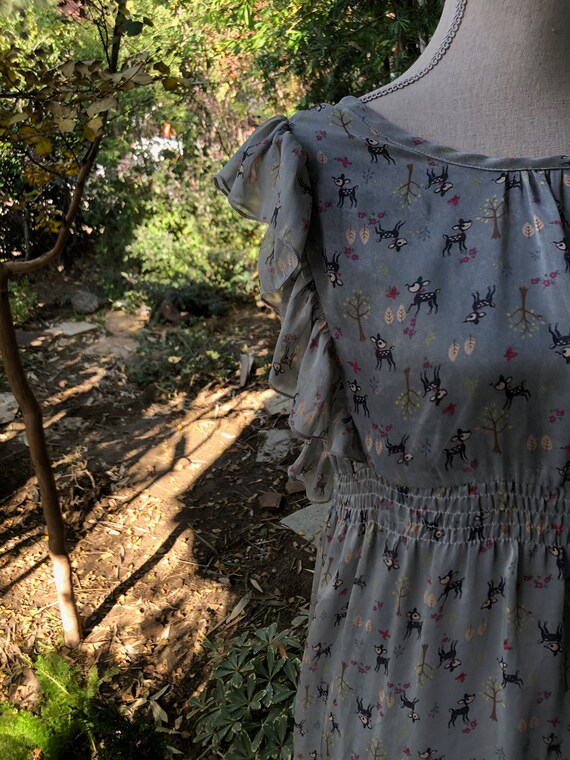 2000 blueish gray tiny reindeer, trees, butterfli… - image 3