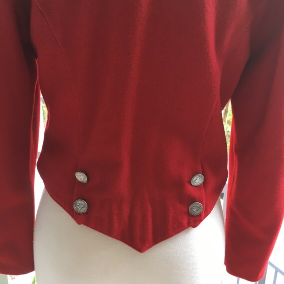 Red Master Riding Jacket Classic Little Red Riding Jacket - Gem