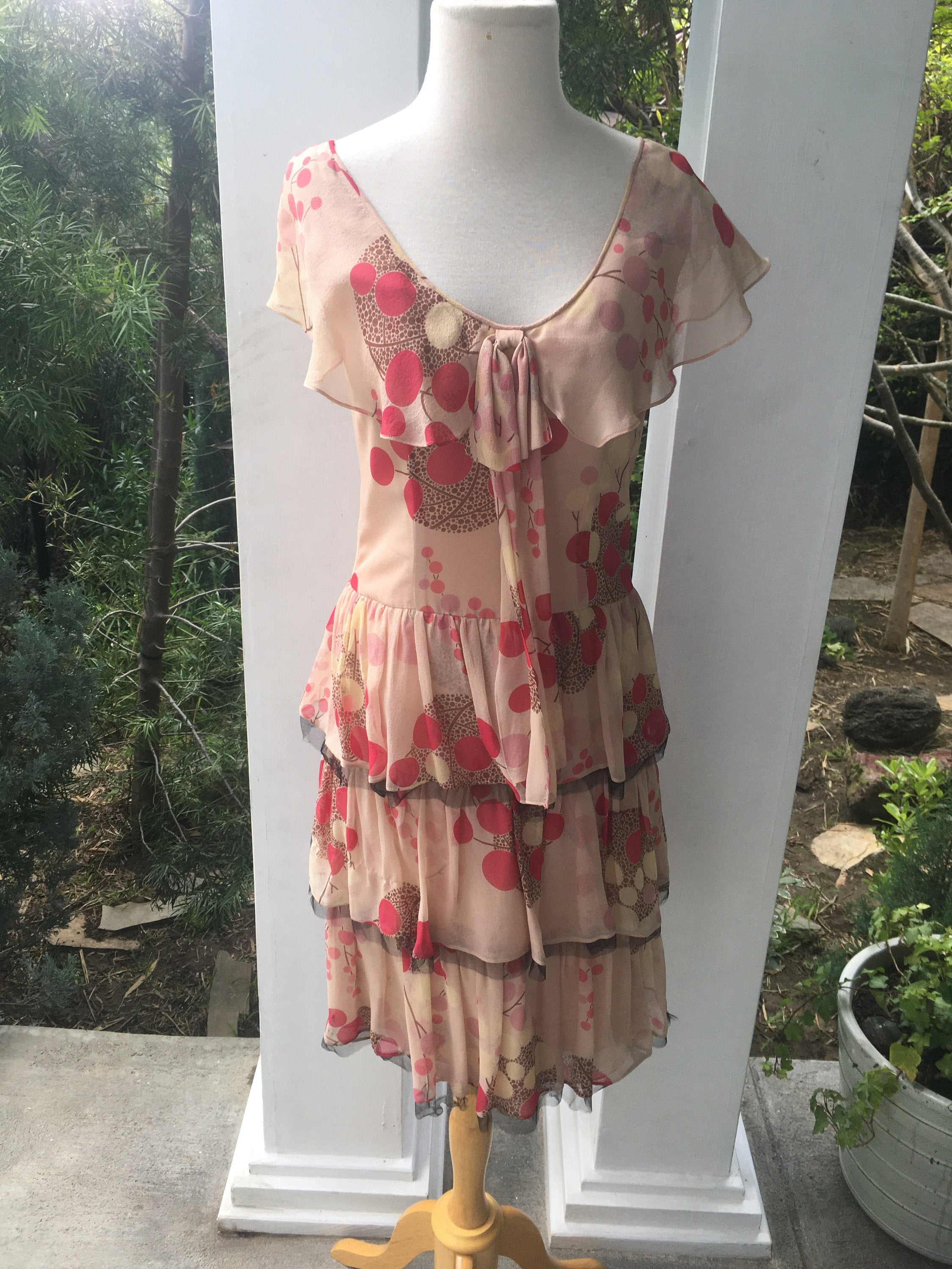 Jill jill stuart yellow floral gown top