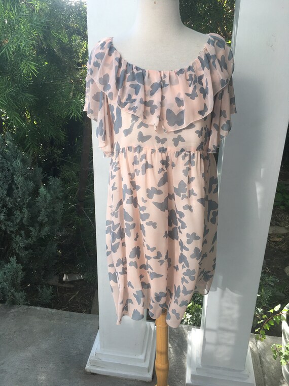Boho babydoll butterfly dress - image 2