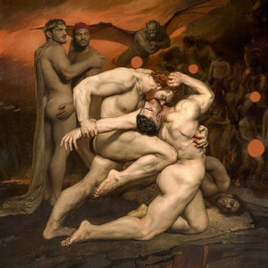 Dante and Virgil ( Gay Revamp ) Poster Print