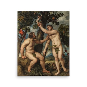 Temptations of Adam and Steve (Censored Version) - Poster print