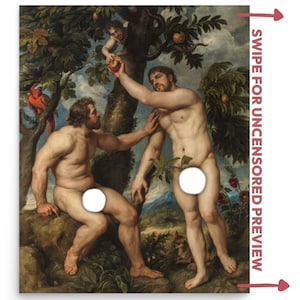Temptations of Adam and Steve - Poster print