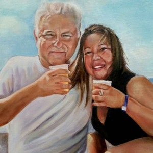 Commission Portrait Oil Painting from Photo. Custom Painting. Details in Description.