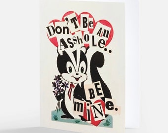 be mine | funny vintage valentine