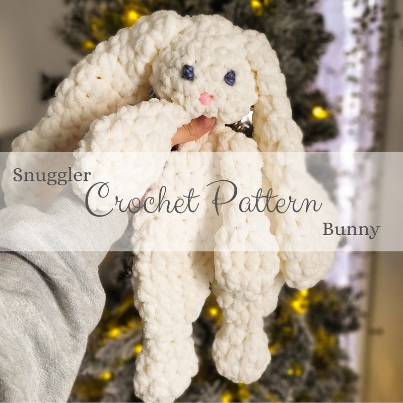 Chenille Bunny - Etsy