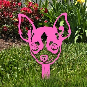 Chihuahua Lawn & Garden Metal Art (8&quot;) | Garden or Lawn Decoration for Outdoors | Custom Outdoor Decor Gift | Handmade in USA