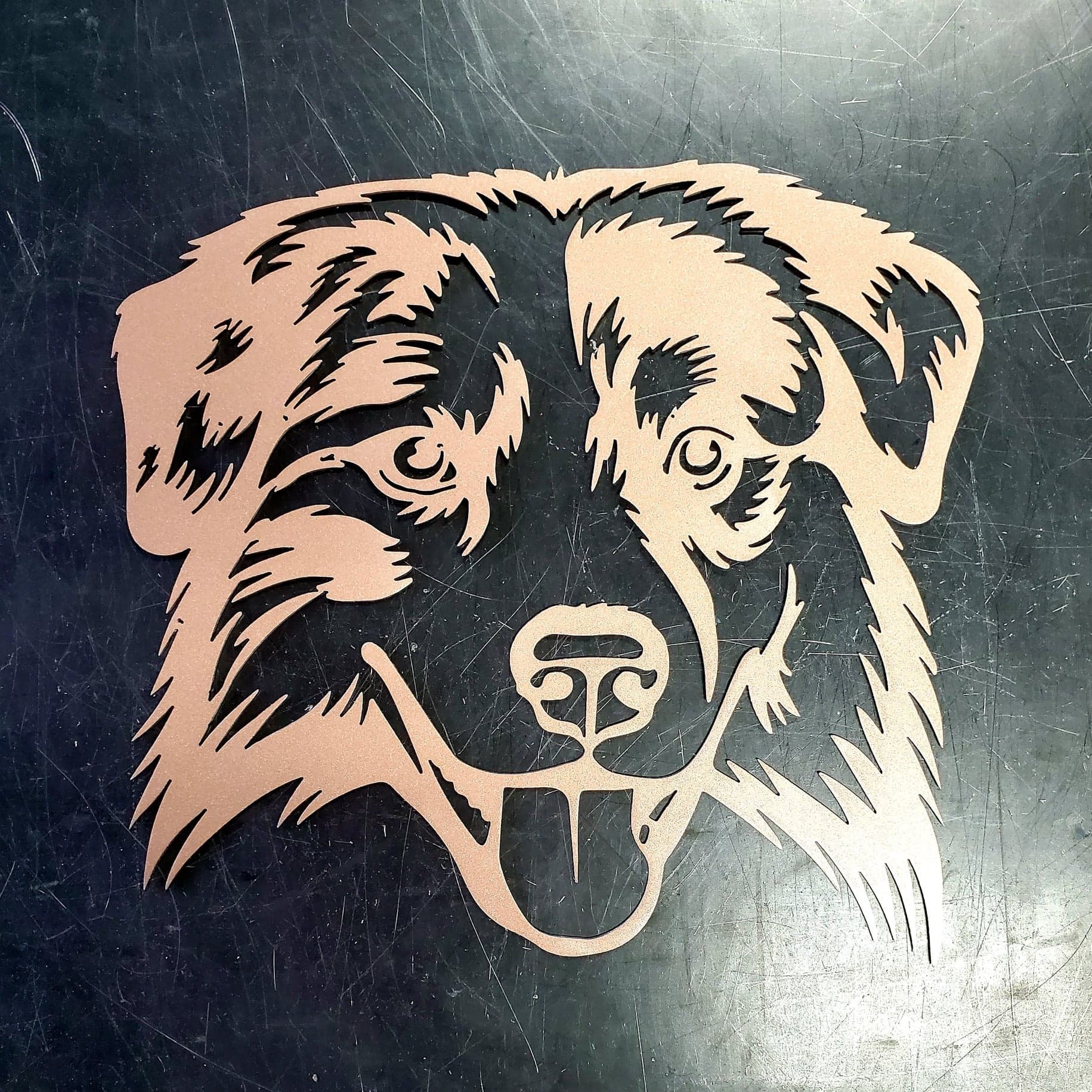 24 Australian Shepherd Metal Art Wall Hanger Wall Etsy