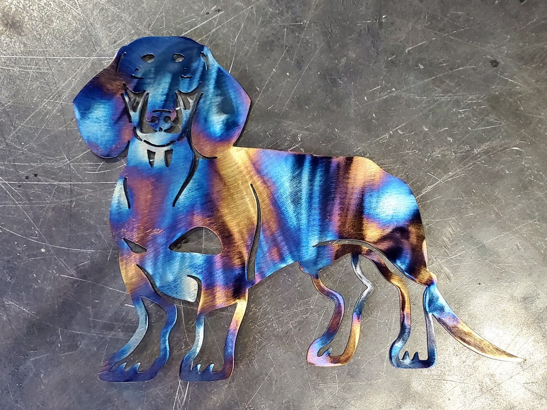 12 & 18 Dachshund Metal Art Wall Hanger Wall Art Home Decor Living Room