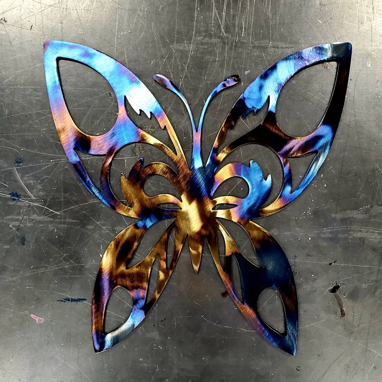 Butterfly Metal Art at Cleo Palmer blog