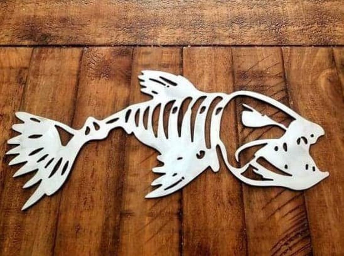 Bonefish Custom Metal Art Bonefish Unique Gift Etsy