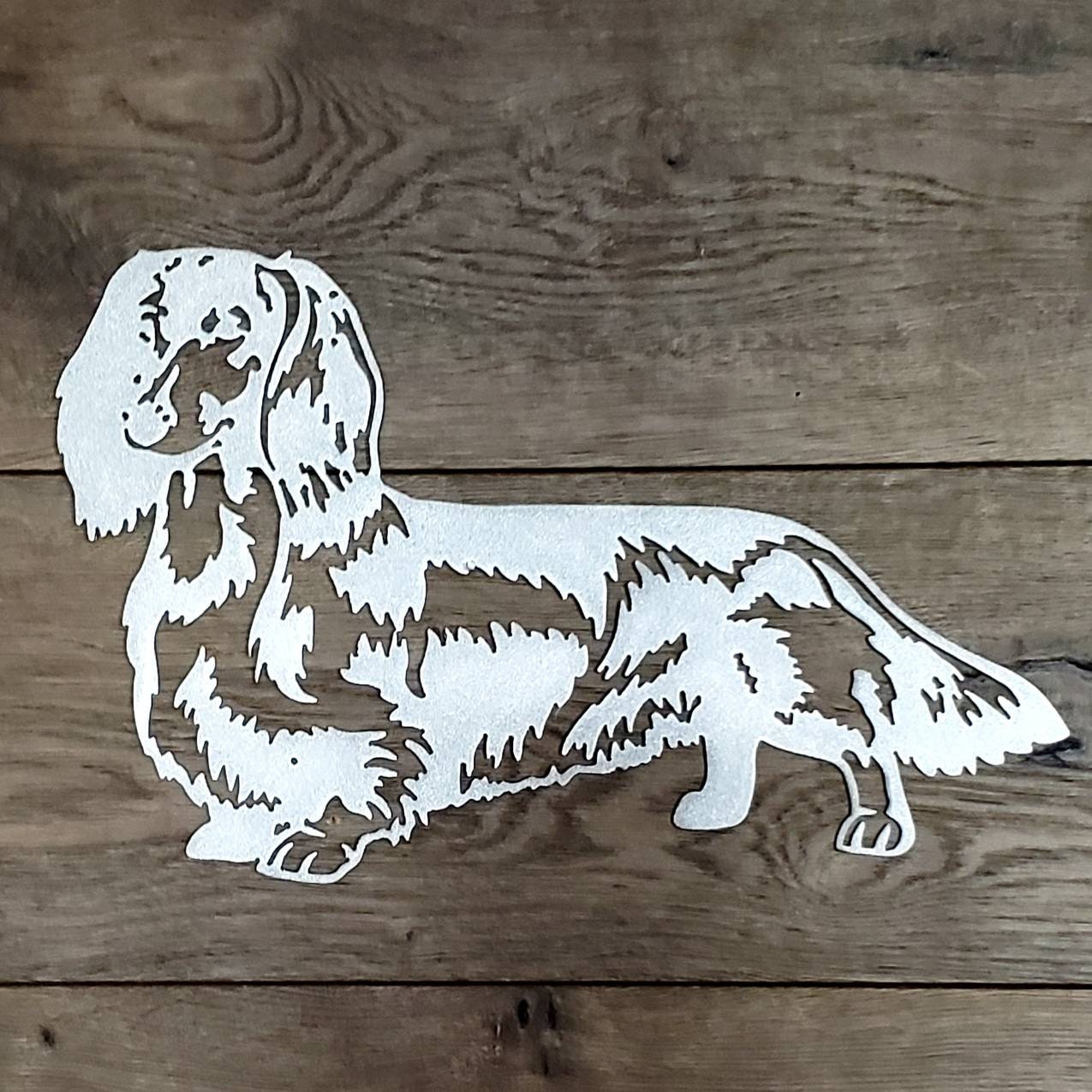 12 & 18 Dachshund Metal Art Wall Hanger Wall Etsy