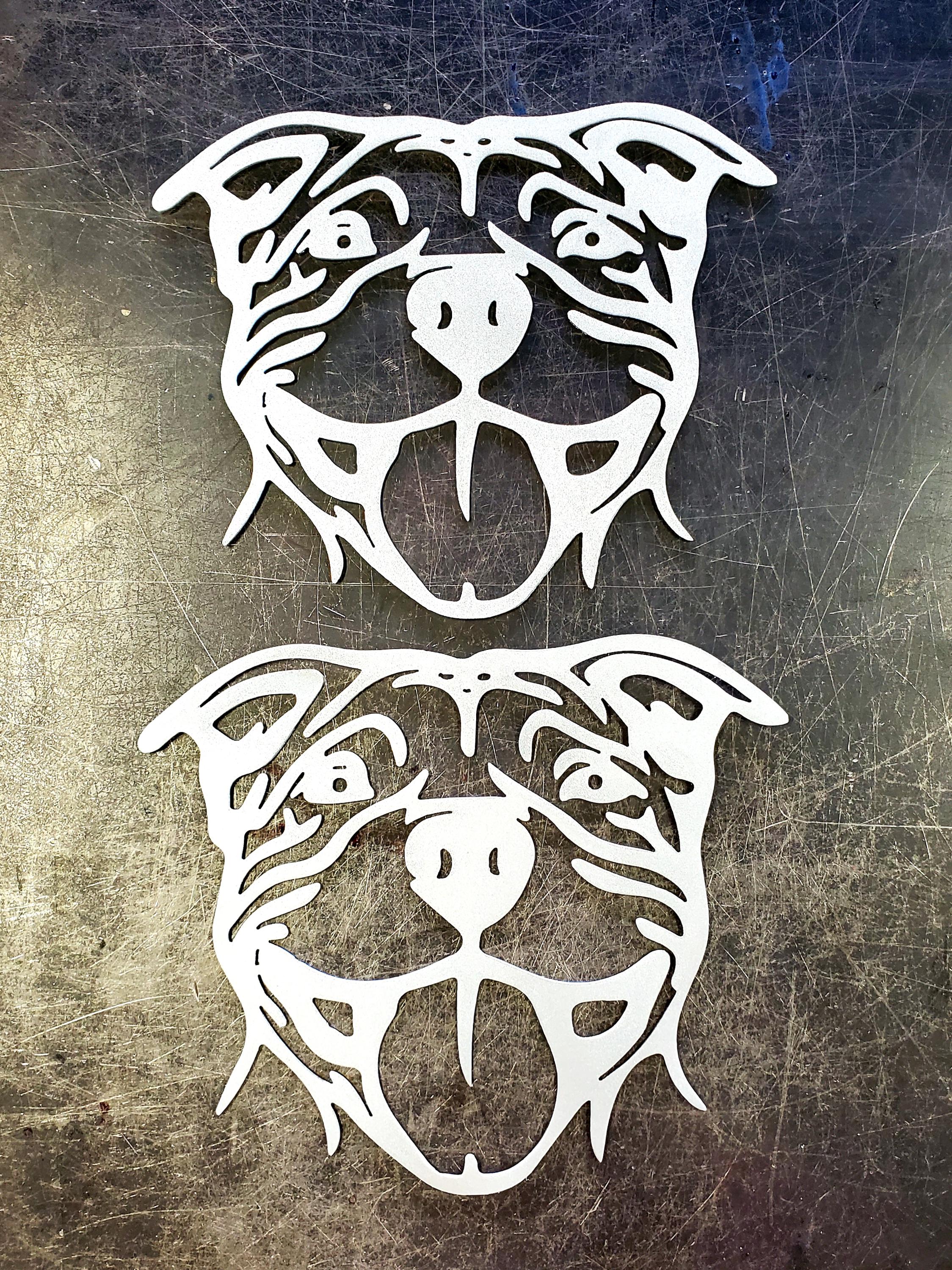 Pitbull #2 Metal Art (12