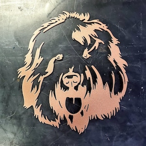 Old English Sheepdog #2 Metal Art (12&quot;) | Custom Dog Wall Decor or Gift | Pet Lover Home Accent | Handmade in USA