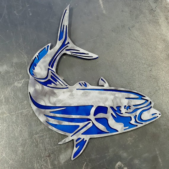 12 Layered Kingfish Metal Art Home Decor Fishing Decor Fishing Saltwater  Fishing Gift -  Canada
