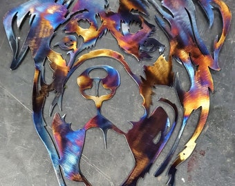 Rottweiler #2 Metal Art (12&quot;) | Custom Dog Wall Decor or Gift | Pet Lover Home Accent | Handmade in USA