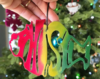 Phish Metal  Art Ornament | Custom Metal Ornament | Christmas Tree Decoration | Keepsake Gift | Handmade in USA