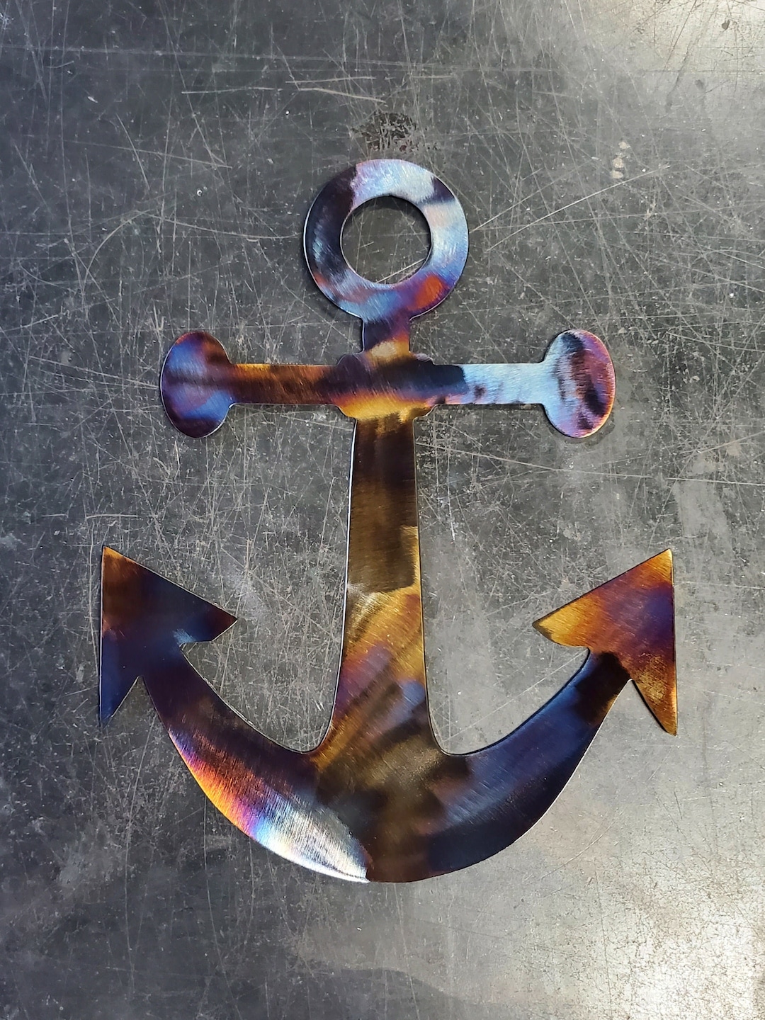 8 Anchor Metal Art Nautical Decor Beach House Wall Hanger Door Hanger