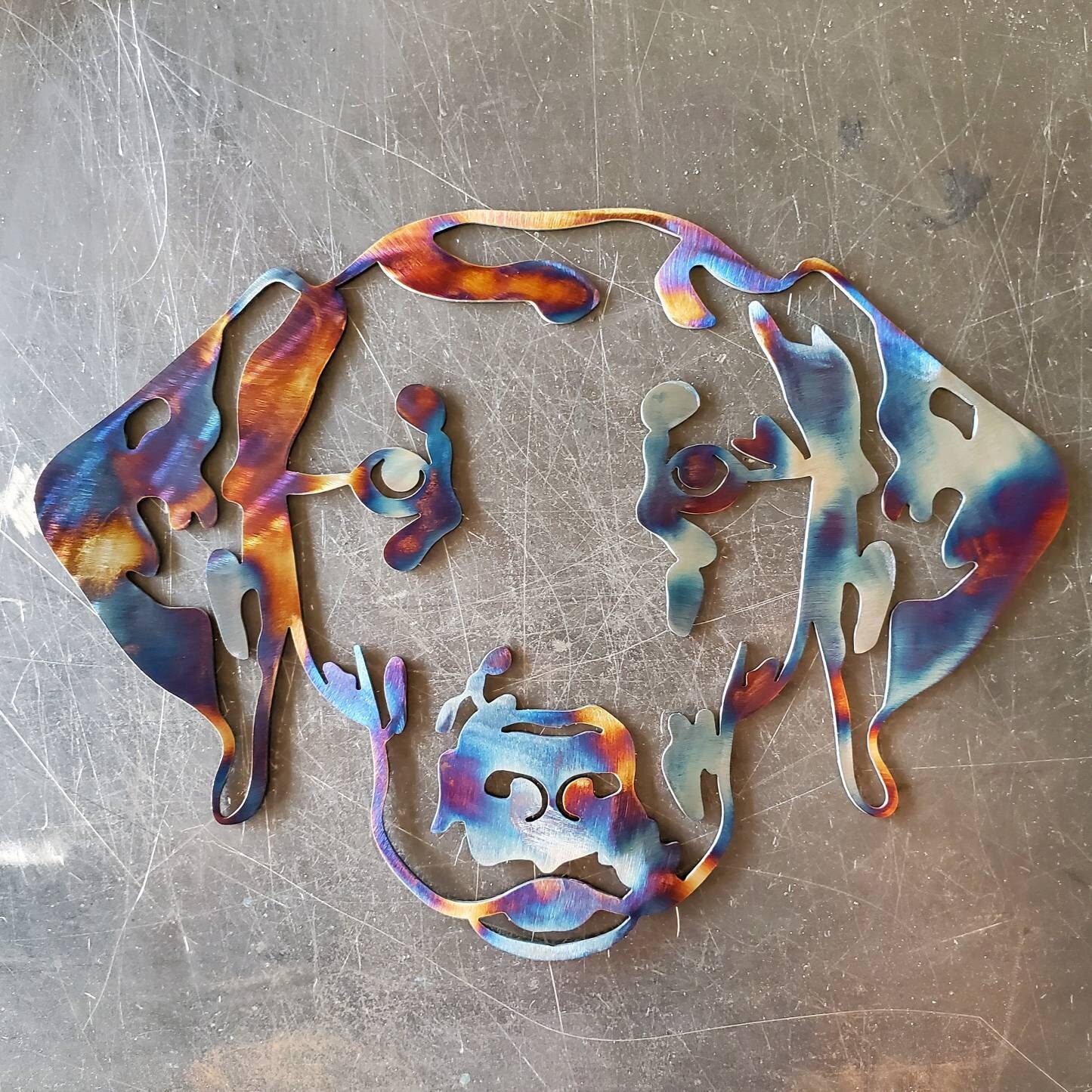 12 & 18 Dalmatian Metal Art Wall Hanger Wall Etsy