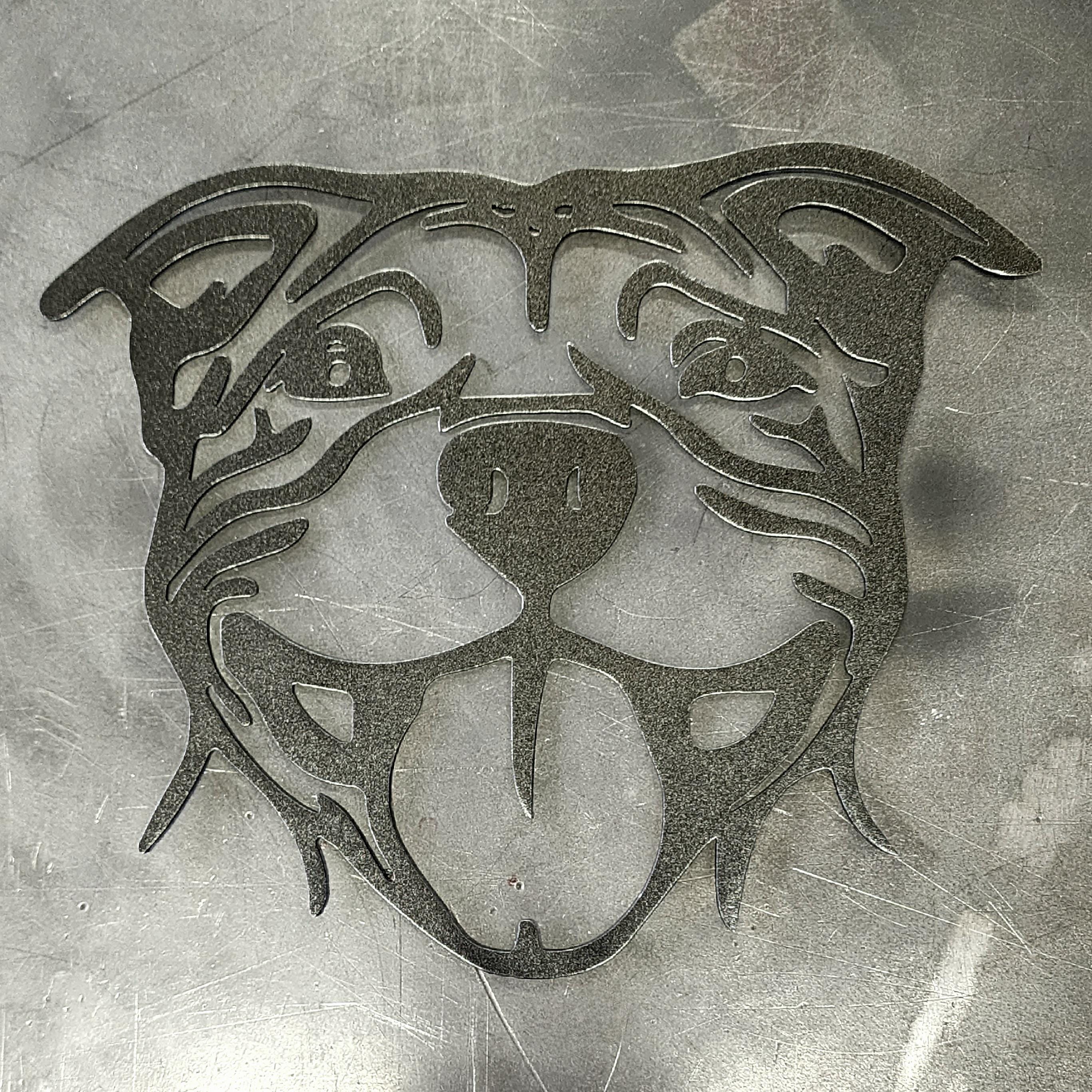 Pitbull #2 Metal Art (12