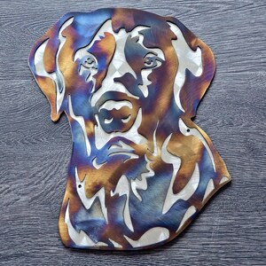 Labrador Retriever #2 Metal Art (12&quot;) | Custom Dog Wall Decor or Gift | Pet Lover Home Accent | Handmade in USA