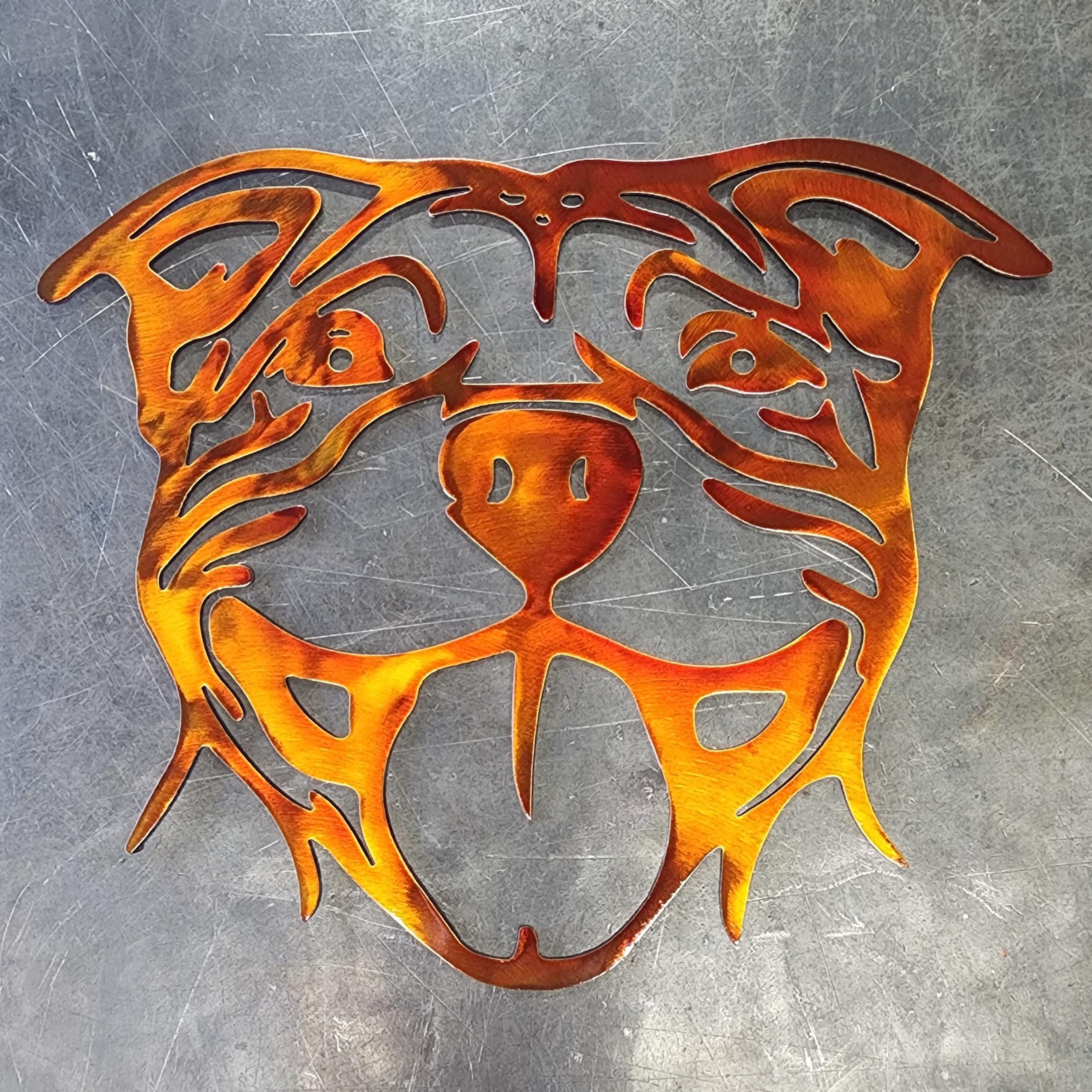 Pitbull #2 Metal Art (12