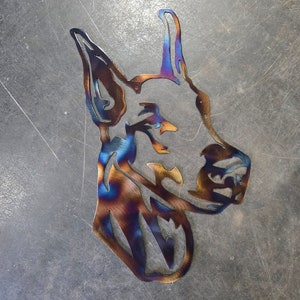 Doberman Pinscher #1 Metal Art (12&quot;) | Custom Dog Wall Decor or Gift | Pet Lover Home Accent | Handmade in USA