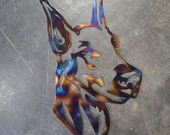 Doberman Pinscher #1 Metal Art (12&quot;) | Custom Dog Wall Decor or Gift | Pet Lover Home Accent | Handmade in USA