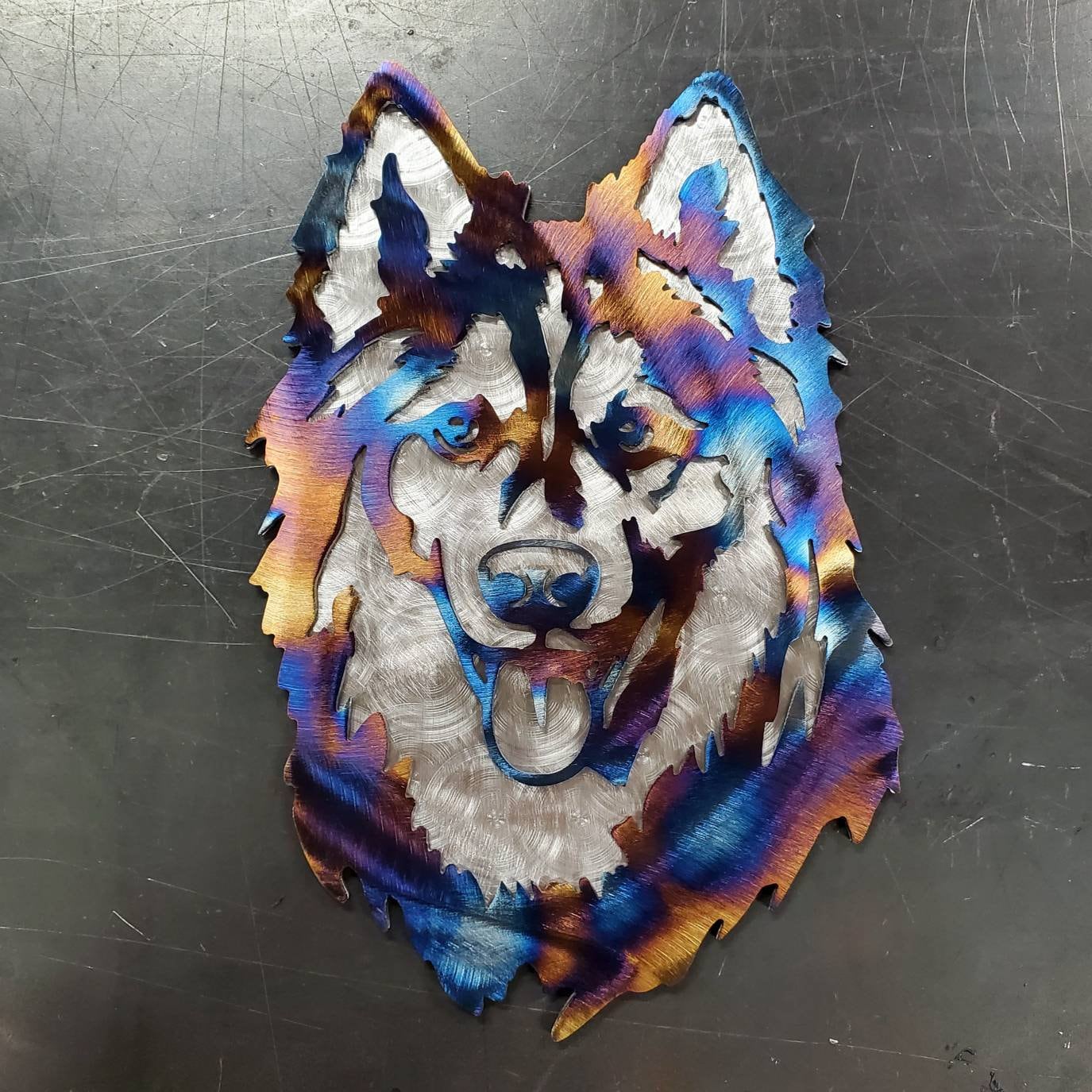 24 Layered Husky Metal Art Wall Hanger Wall Art Etsy