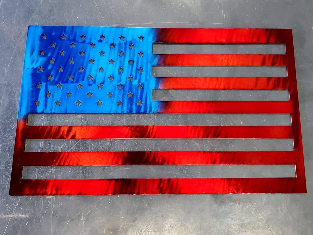 American Flag Metal Art | Patriotic Wall Decor | USA Home Decor ...