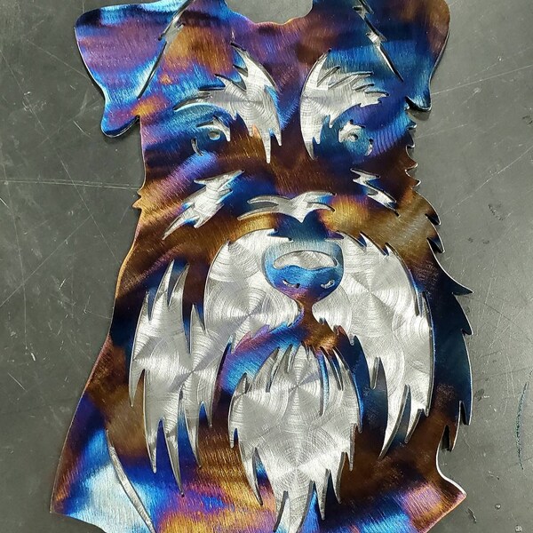 Metal Schnauzer Art Etsy