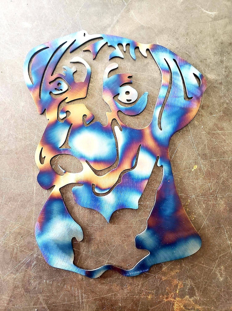 12 & 18 Boxer Metal Art Wall Hanger Wall Art Etsy