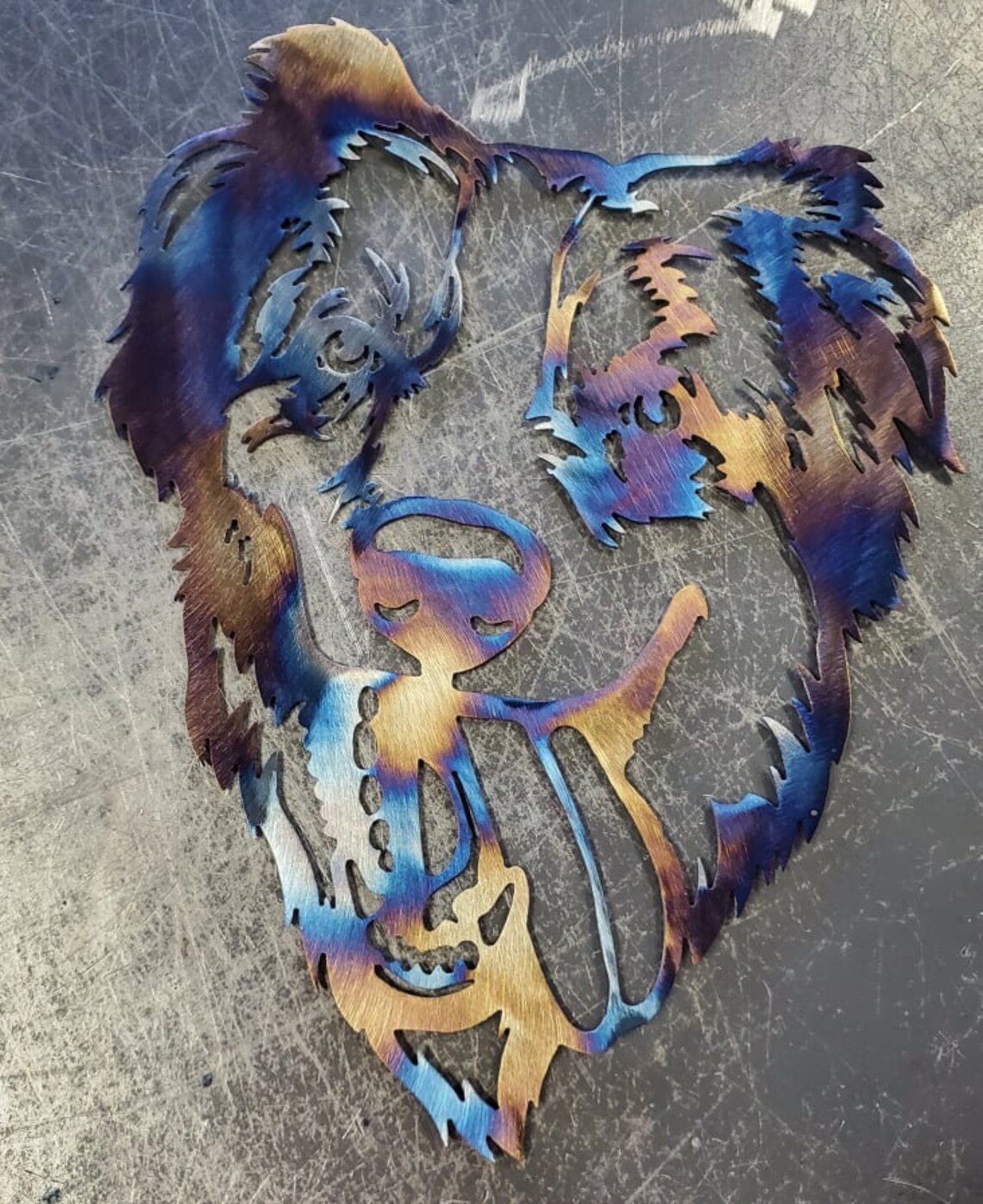 12 & 18 Australian Shepherd Metal Art Wall Etsy