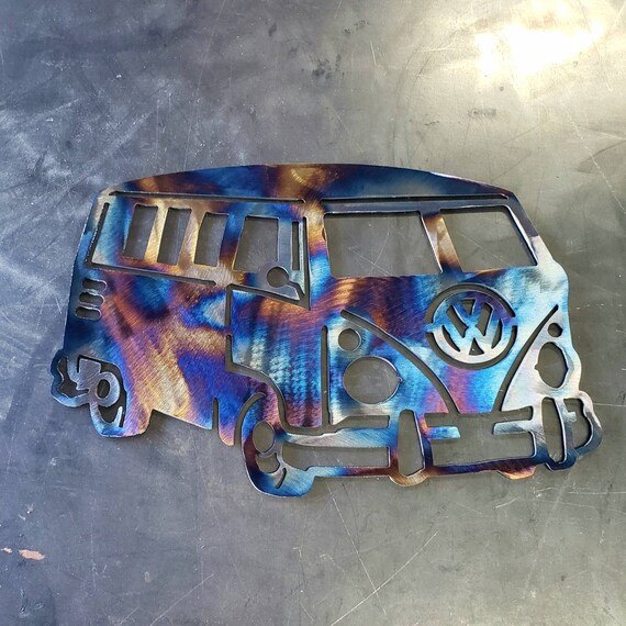 8 Custom VW Bus Metal Art Hippie Decor 