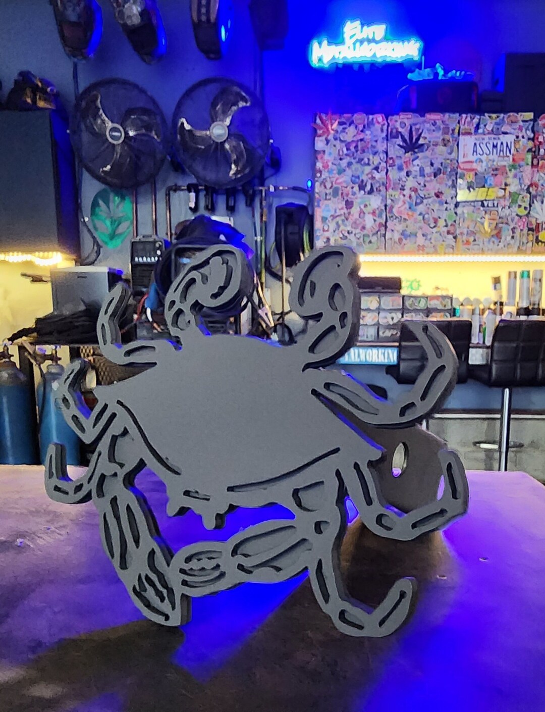 Blue Crab Hitch Cover Etsy