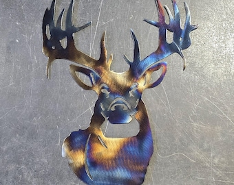 Deer #2 Metal Art | Wall Art | Home Decor | Man Cave | Deer Sign | Gift | Hunting Lover | Outdoor Sign | Handmade in USA