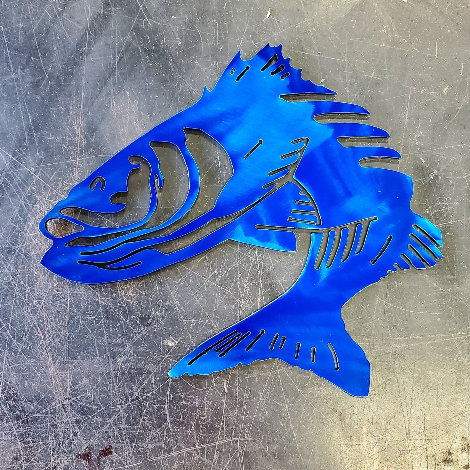 24 Custom Rockfish Metal Art Wall Hanger Wall Art Etsy
