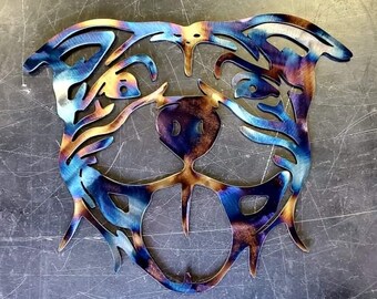 Pitbull #2 Metal Art (8