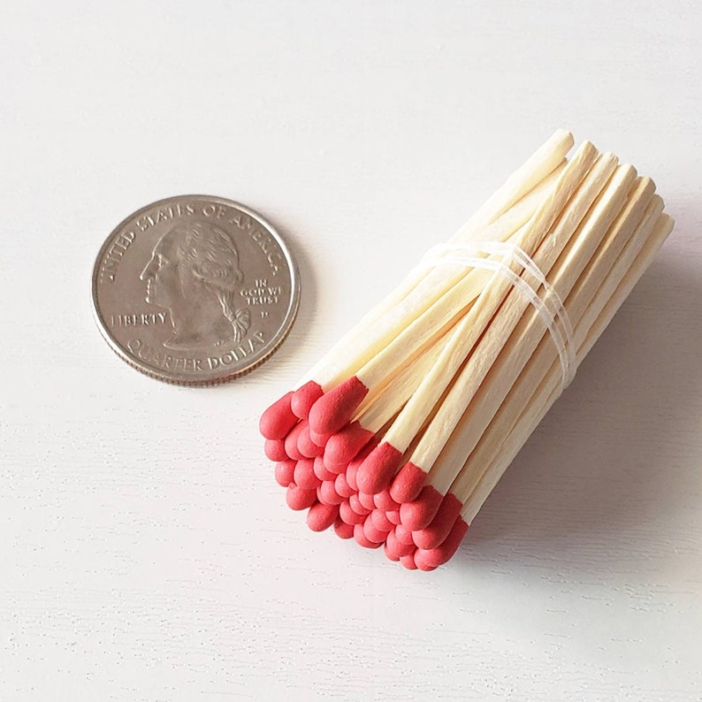 Matchstick Refill 40 Matches Refill Colorful Matches Etsy