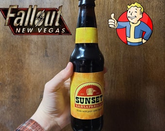 Sunset Sarsaparilla Cosplay Prop - Drinkable Rootbeer - FNV Fanart Merch