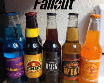 BUNDLE Nuka Cola Fallout Cosplay Prop Sodas Fanmade Collectible Fan Art