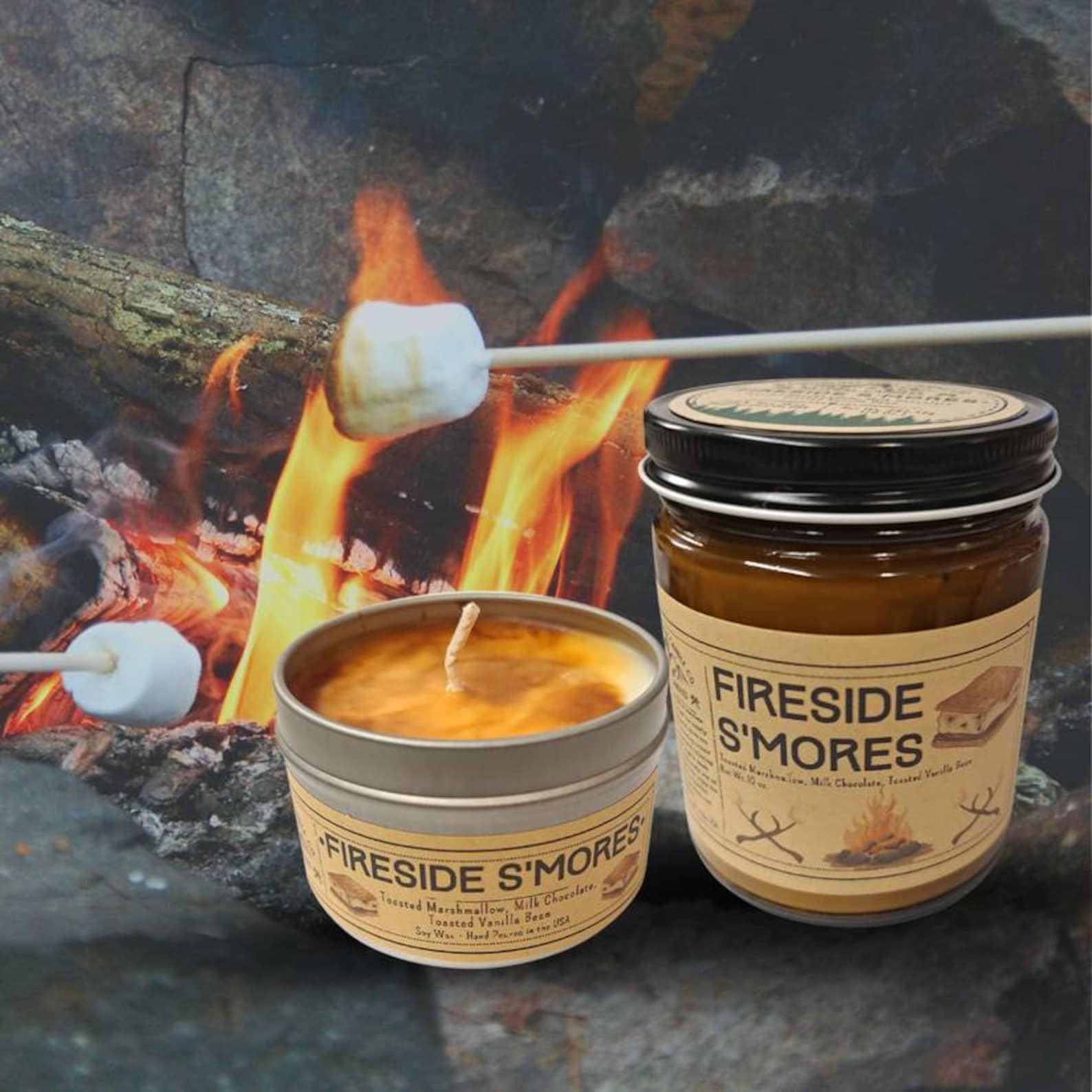 By The Fireside 15oz Soy Candle main image 1