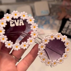 Flower Girl Sunglasses Personalized Sunglasses For Kids Flower Sunglasses Toddler Girl Gift For Flower Girl Accessory Flower Girl Proposal