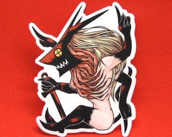 Blood Devil Power Sticker