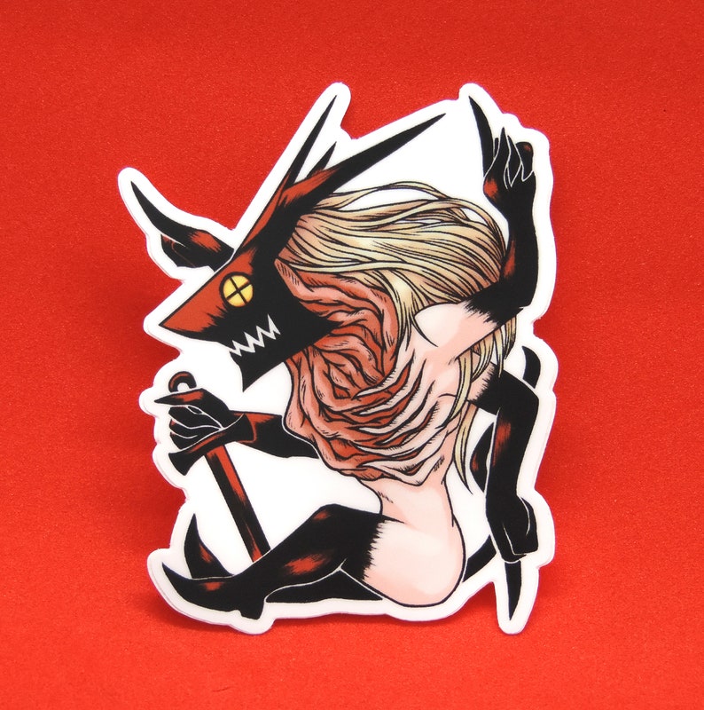 Blood Devil Power Sticker image 1